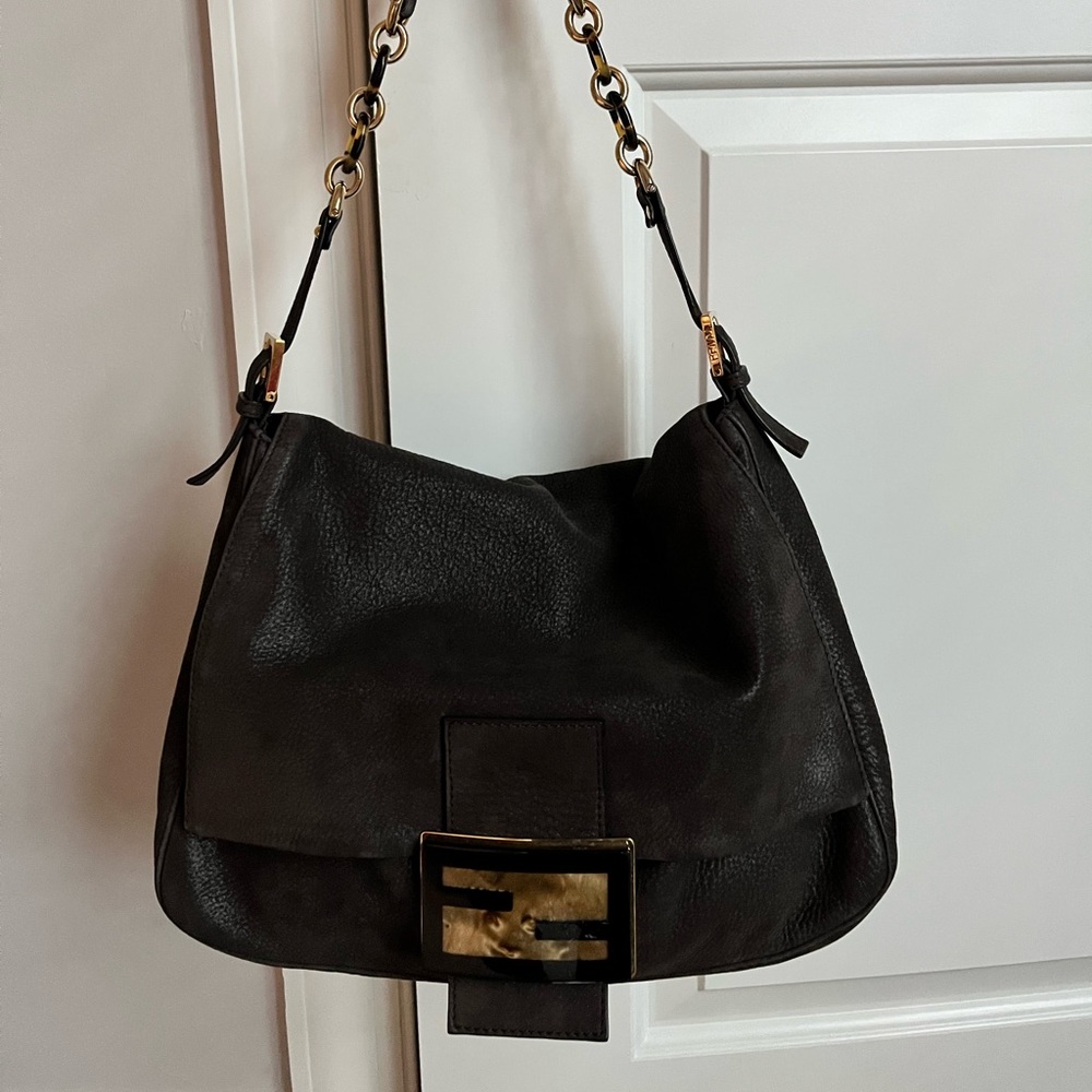 Fendi Leather Mamma Handbag Bag Purse